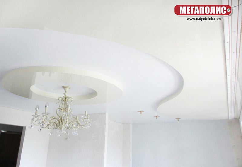 Качественные натяжные потолки фирмы Мегаполис фото Качественные натяжные потолки фирмы Мегаполис фото