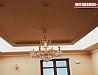 Световой натяжной потолок в гостиную