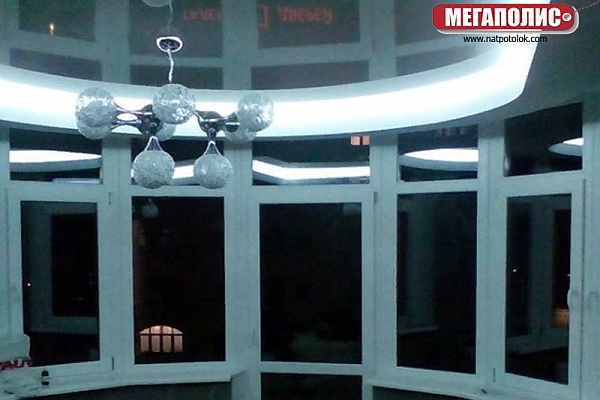 заказать Натяжной потолок с подсветкой