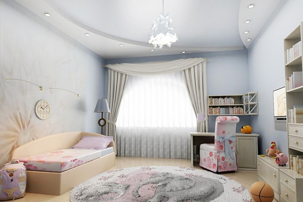 натяжные потолки в детскую