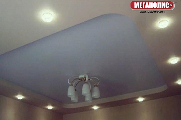 заказать Натяжной потолок с подсветкой