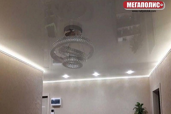 заказать Глянцевые натяжные потолки 