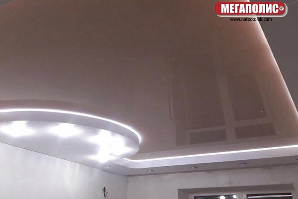 заказать Натяжной потолок с подсветкой