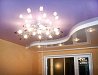 Двухуровневые натяжные потолки фото